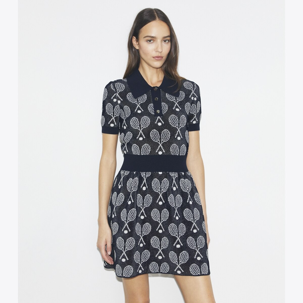 Tory Burch★RACQUET MESH DRESS Racquet Mesh Dress: Women's Designer Dresses | Tory Sport