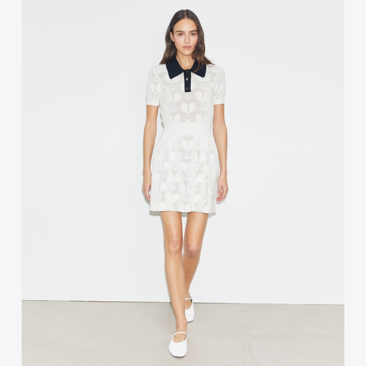 Tory Burch★RACQUET MESH DRESS Racquet Mesh Dress: Women's Designer Dresses | Tory Sport
