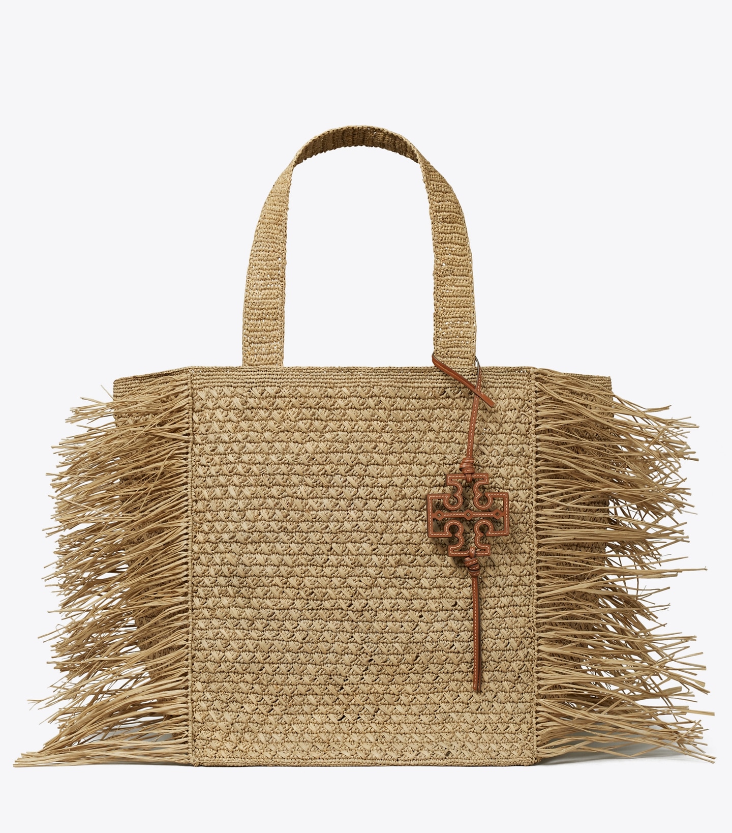 Raffia Fringe Tote