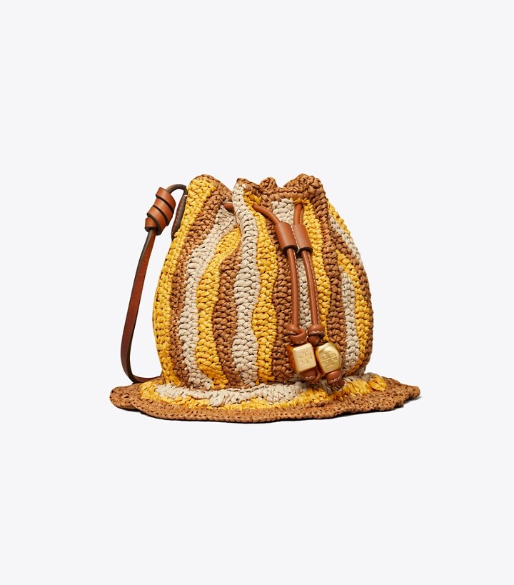 Raffia Mushroom Bag: Women's Designer Crossbody Bags | Tory Burch