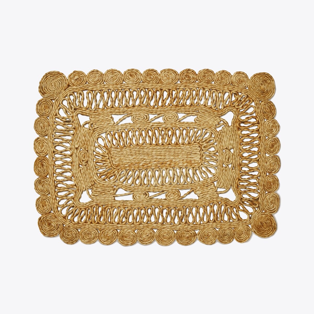 Rectangle Jute Placemat Women's Designer Linens Tory Burch
