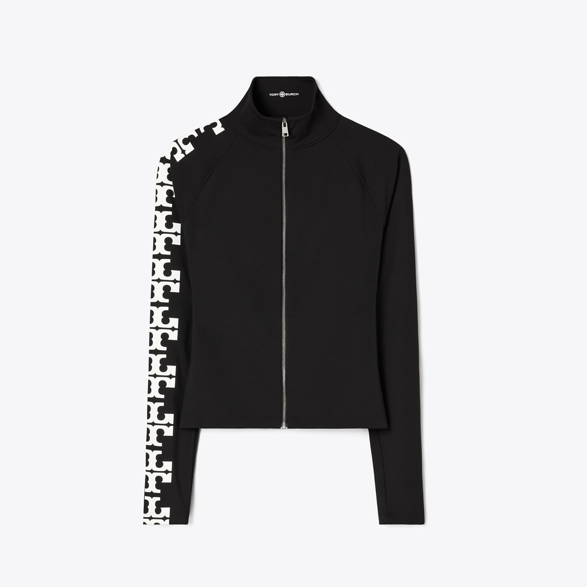 REFLECTIVE NYLON LOGO ZIP TOP