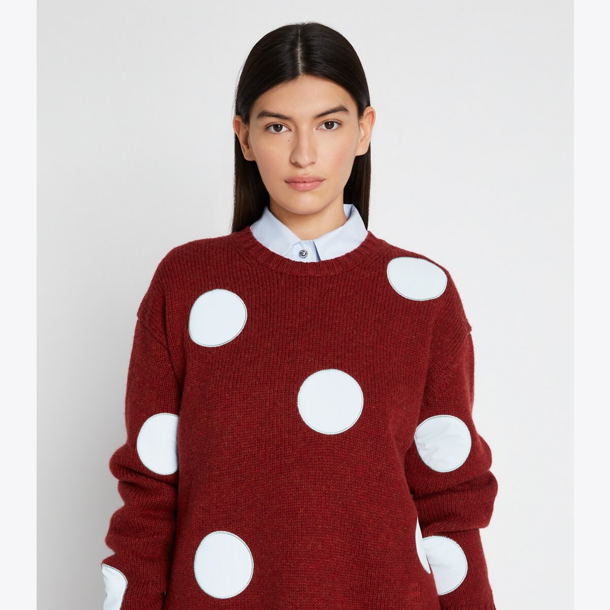 Relaxed Dot Sweater: Women's Designer Sweaters | Tory Sport