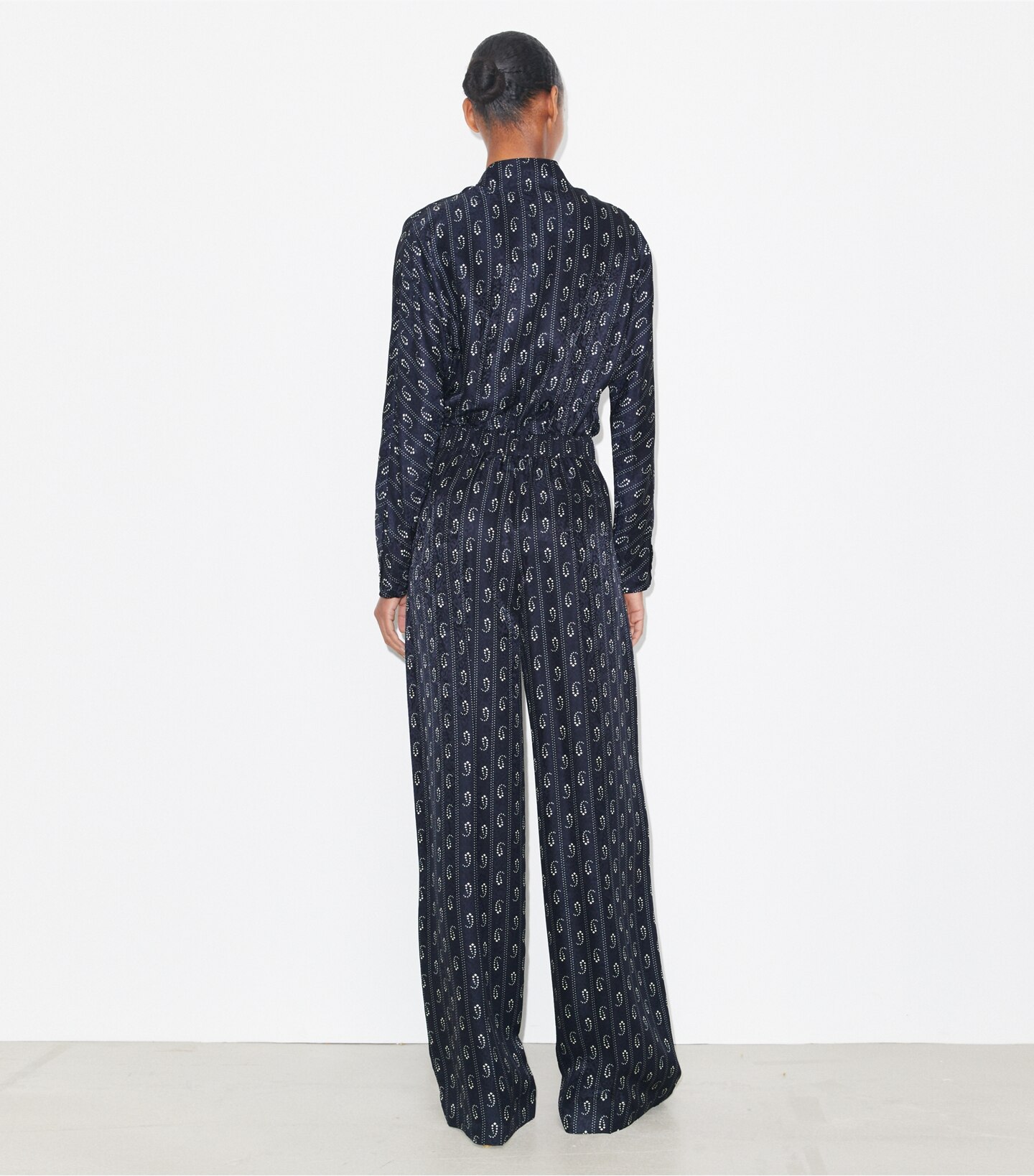 Relaxed-Fit Jacquard Pants