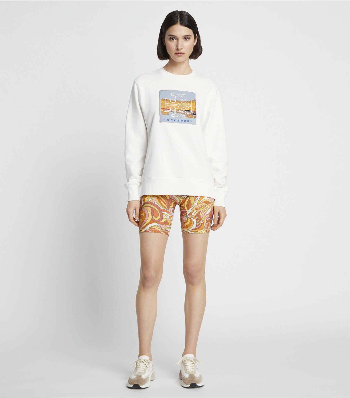Relaxed Heavyweight French Terry Logo Patch Crew