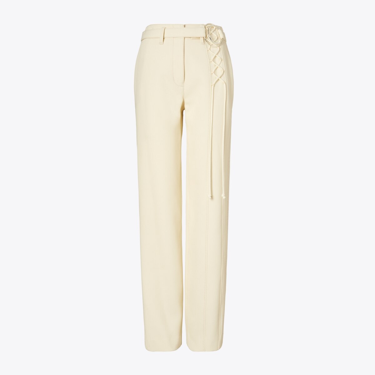 Relaxed Multicolor Topstitch Pant : Women's Designer Bottoms