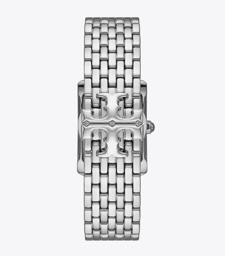 Tory Burch diseñador relojes con correa Reloj Eleanor en IVORY/SILVER volver