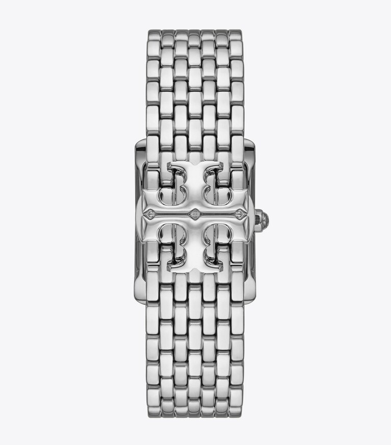 Tory Burch diseñador relojes con correa Reloj Eleanor en IVORY/SILVER volver
