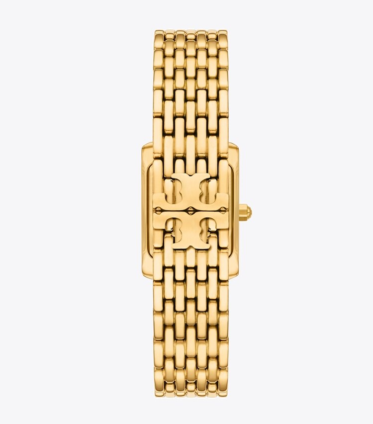 Tory Burch diseñador relojes con correa Reloj Eleanor pequeño en LIGHT PINK/GOLD parte trasera