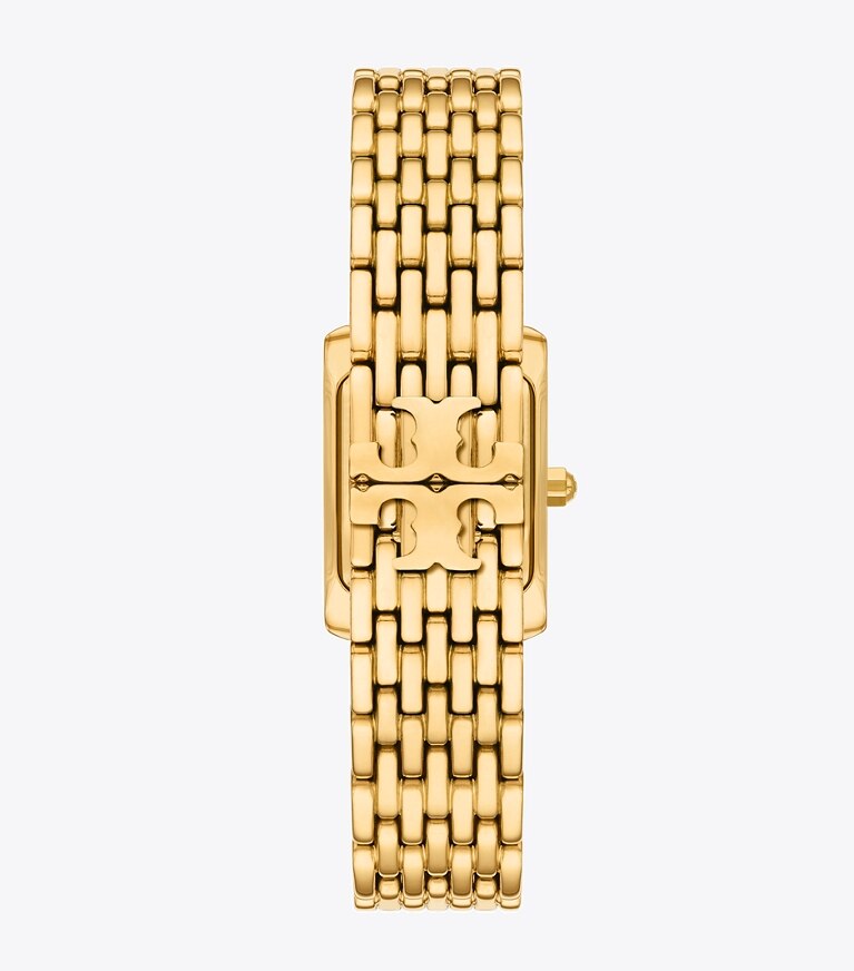 Tory Burch diseñador relojes con correa Reloj Eleanor pequeño en LIGHT PINK/GOLD parte trasera