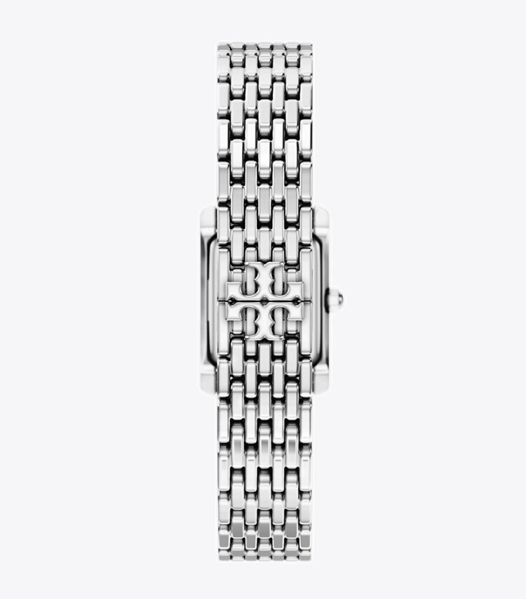 Tory Burch diseñador relojes con correa Reloj Eleanor pequeño en ABALONE/SILVER parte trasera
