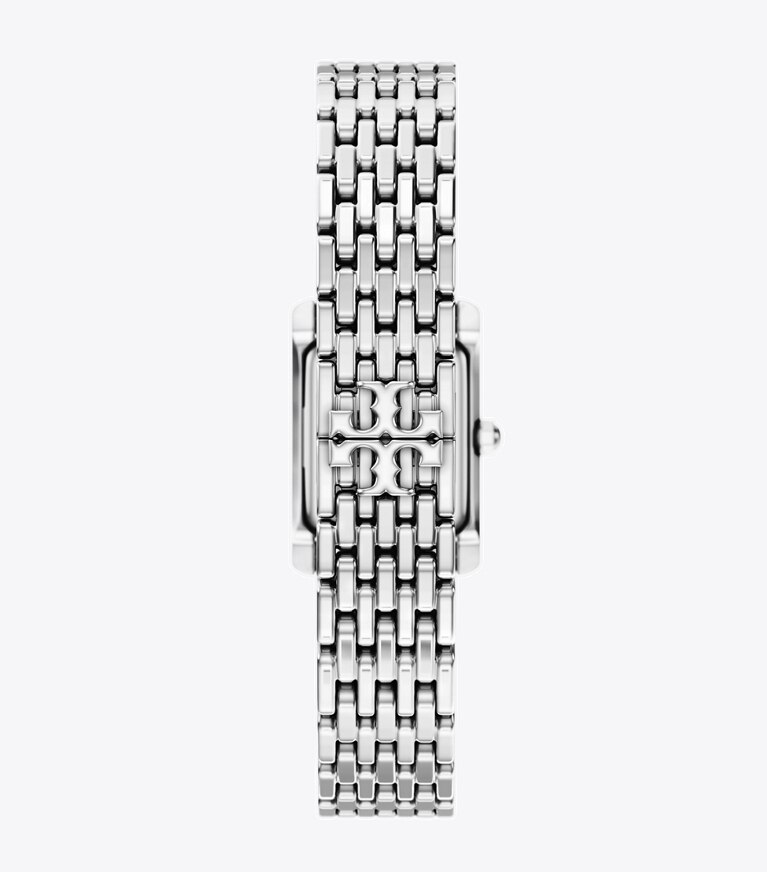 Tory Burch diseñador relojes con correa Reloj Eleanor pequeño en ABALONE/SILVER parte trasera