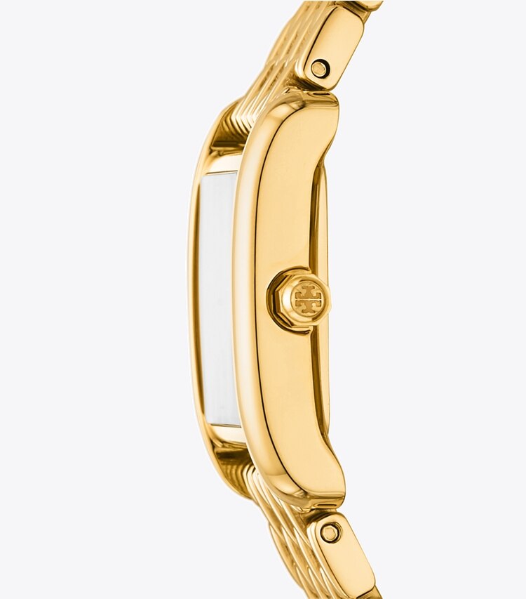 Tory Burch diseñador relojes con correa Reloj Eleanor pequeño en LIGHT PINK/GOLD lateral