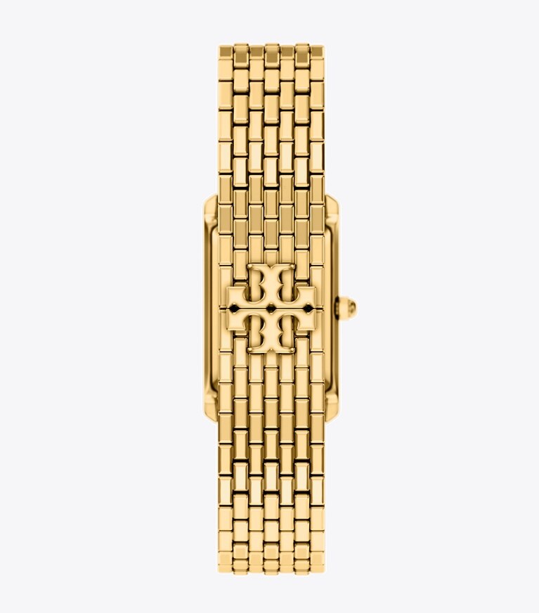 Tory Burch diseñador relojes con correa Reloj fino Eleanor en IVORY/GOLD volver