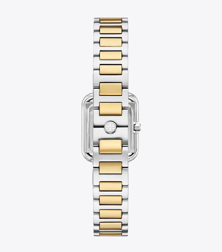 Tory Burch diseñador relojes con correa Reloj Kira pequeño en IVORY/TWO-TONE volver