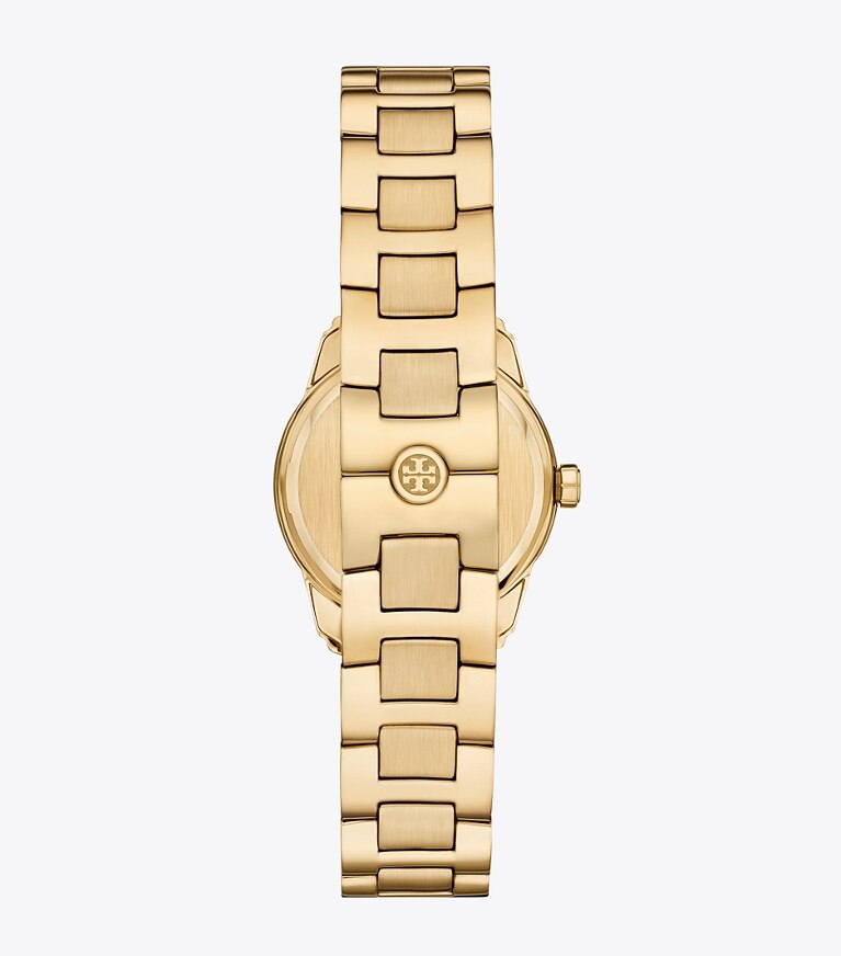 Tory Burch diseñador relojes con correa Reloj Miller pequeño en IVORY/PALE GOLD volver