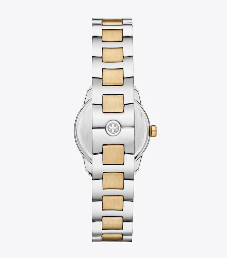 Tory Burch diseñador relojes con correa Reloj Miller pequeño en IVORY/TWO-TONE volver