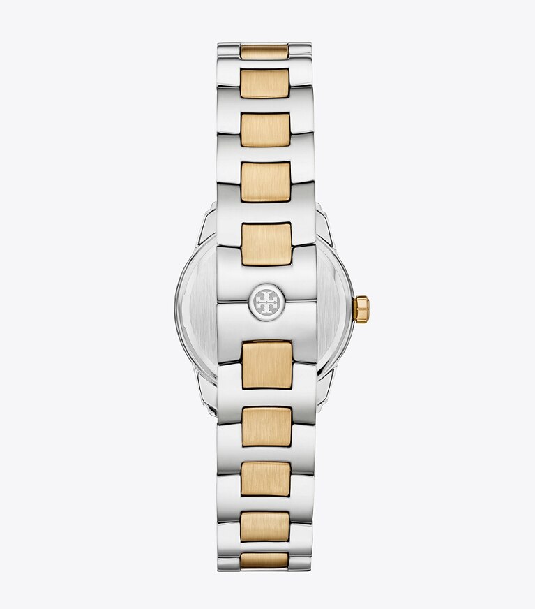 Tory Burch diseñador relojes con correa Reloj Miller pequeño en IVORY/TWO-TONE volver