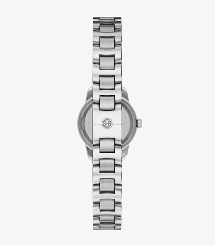 Tory Burch diseñador relojes con correa Reloj mini Miller en LILAC/SILVER volver