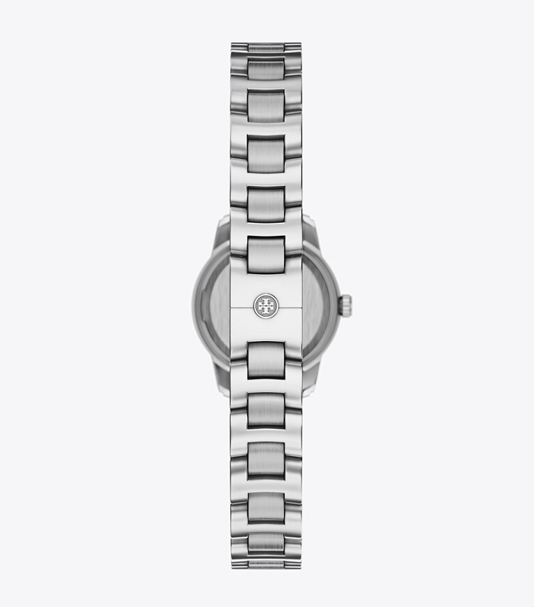 Tory Burch diseñador relojes con correa Reloj mini Miller en LILAC/SILVER volver
