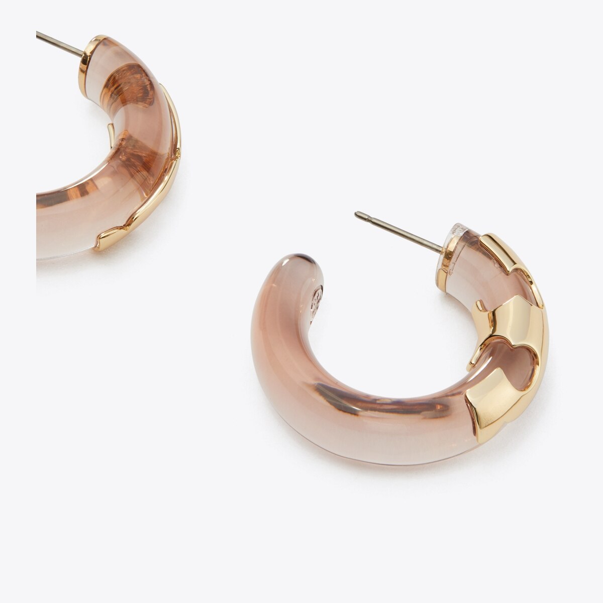 Resin Hoop Earring: Women's Designer Earrings | Tory Burch