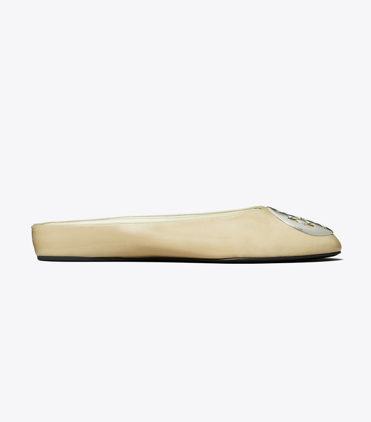 Tory Burch designer flats Reva Ballet Mule in PALO SANTO side