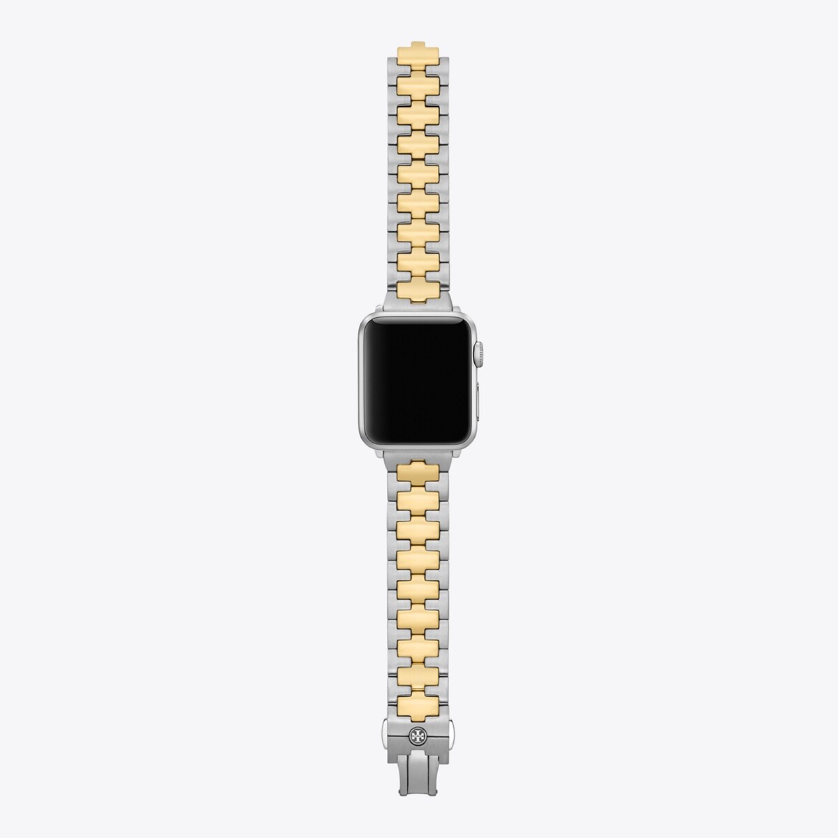 Reva Band for Apple Watch®, Two-Tone Gold/Stainless Steel, 38 MM – 40 MM:  Women's Designer Watches Tory Track Smart Watches | Tory Burch