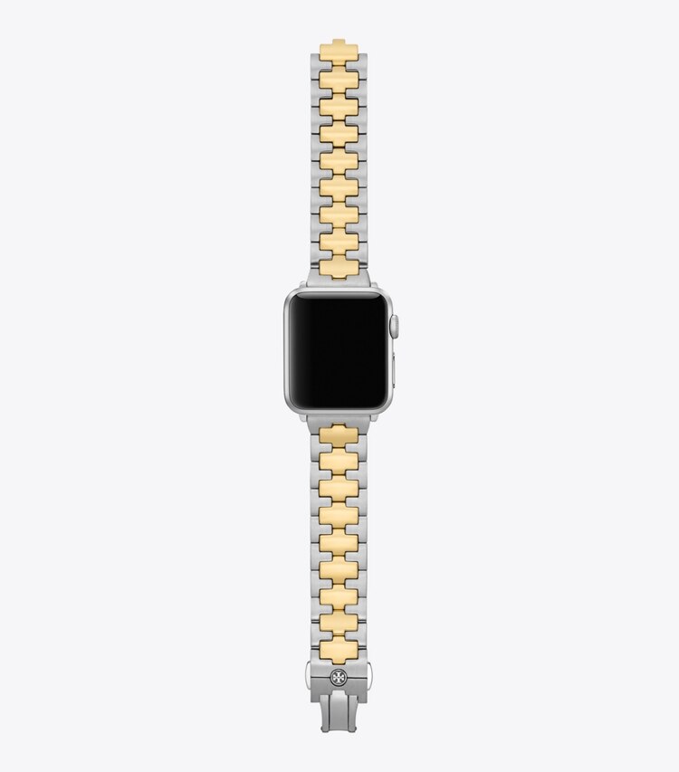 Reva Band for Apple Watch®, Two-Tone Gold/Stainless Steel, 38 MM