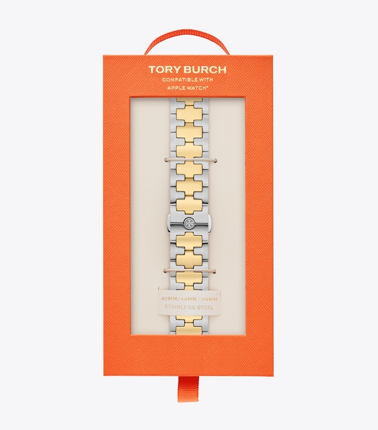 Tory burch two discount tone apple watch band