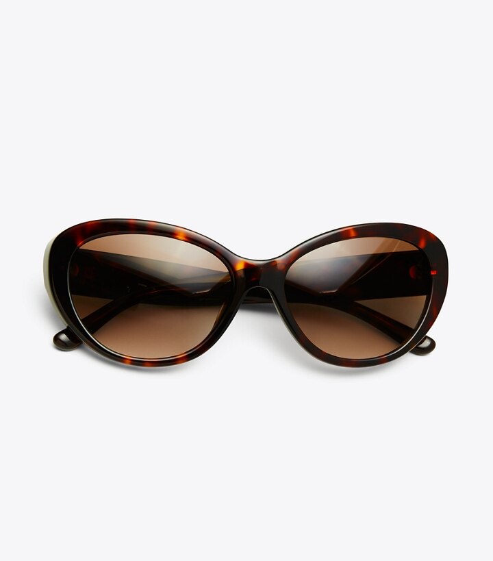 Reva Cat-Eye Sunglasses: Women's Designer Sunglasses & Eyewear | Tory Burch
