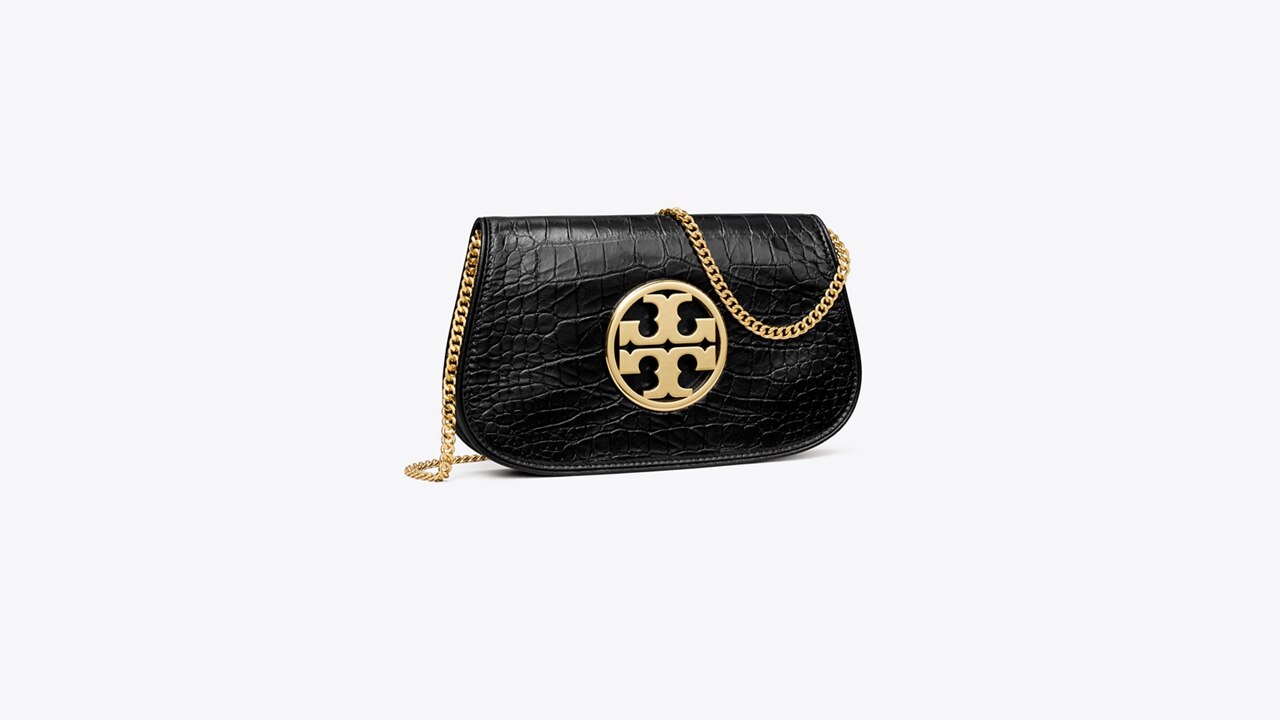 Reva Embossed Clutch: Women's Handbags | Clutches | Tory Burch EU