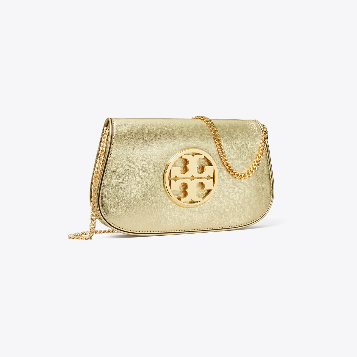 Fleming Clutch of Tory Burch - Black quilted clutch bag with flap