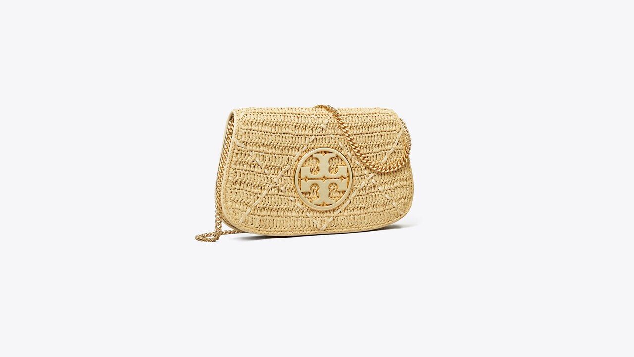 Reva Raffia Clutch: Women's Designer Clutches | Tory Burch