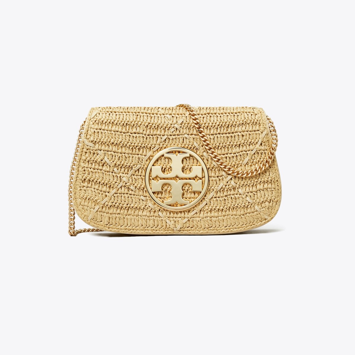 Reva Raffia Clutch: Women's Handbags | Clutches | Tory Burch EU