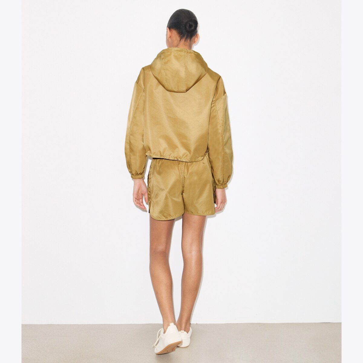 REVERSIBLE CROPPED NYLON JACKET - thumbnail 5