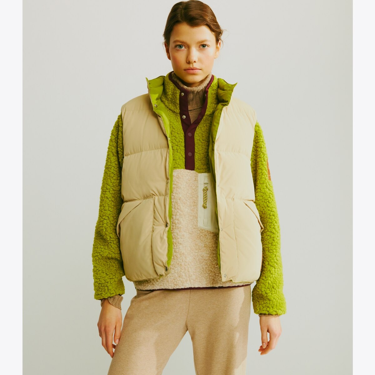 TORY BURCH　ダウンベスト　S Reversible Down Vest: Women's Designer Coats | Tory Sport