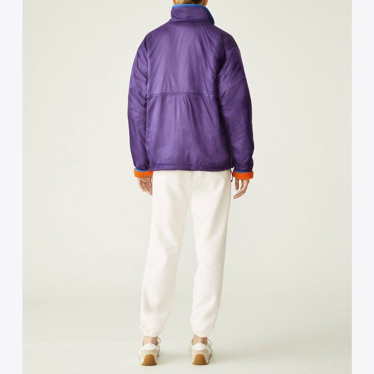 Reversible Nylon Fleece Pullover Jacket: Women's Designer