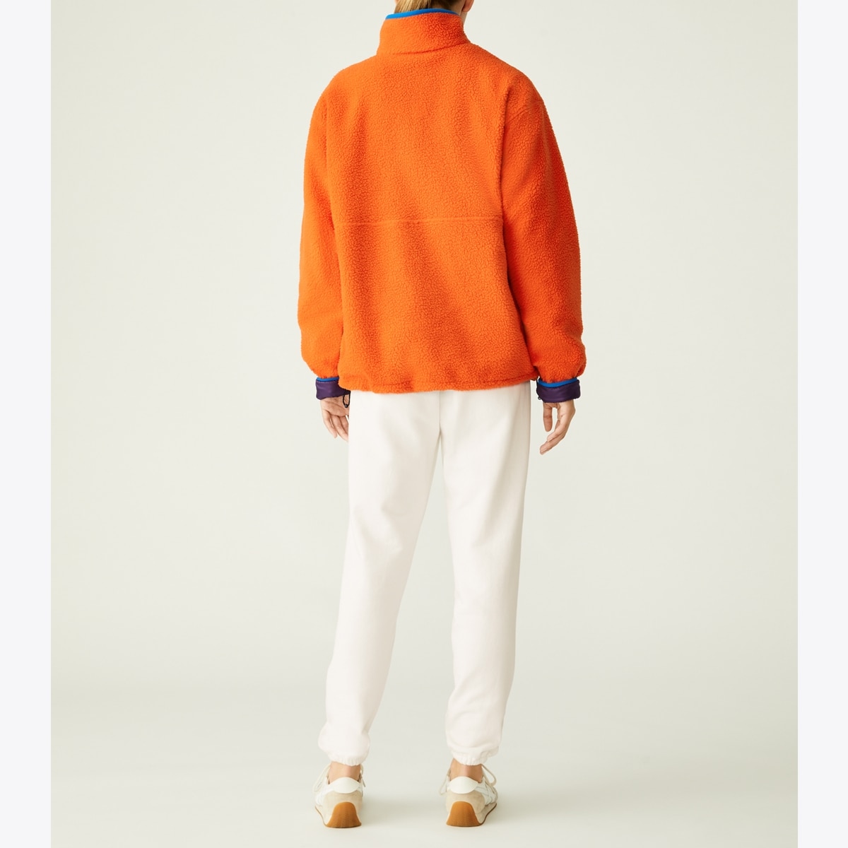 （新作）Tory Burch リラックスフィットフリースジャケット 新作）Tory Burch リラックスフィットフリースジャケット