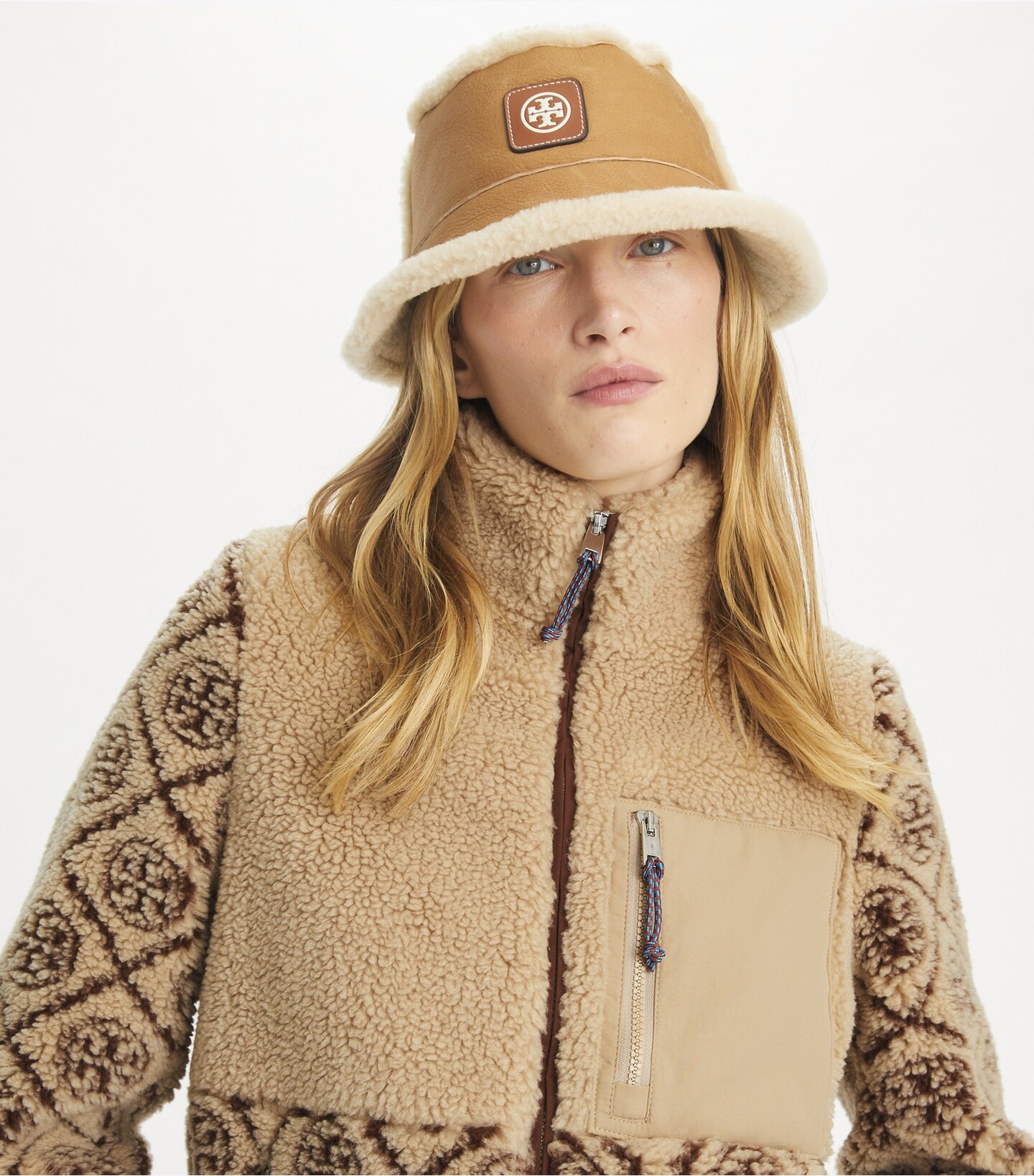 Reversible Shearling Bucket Hat