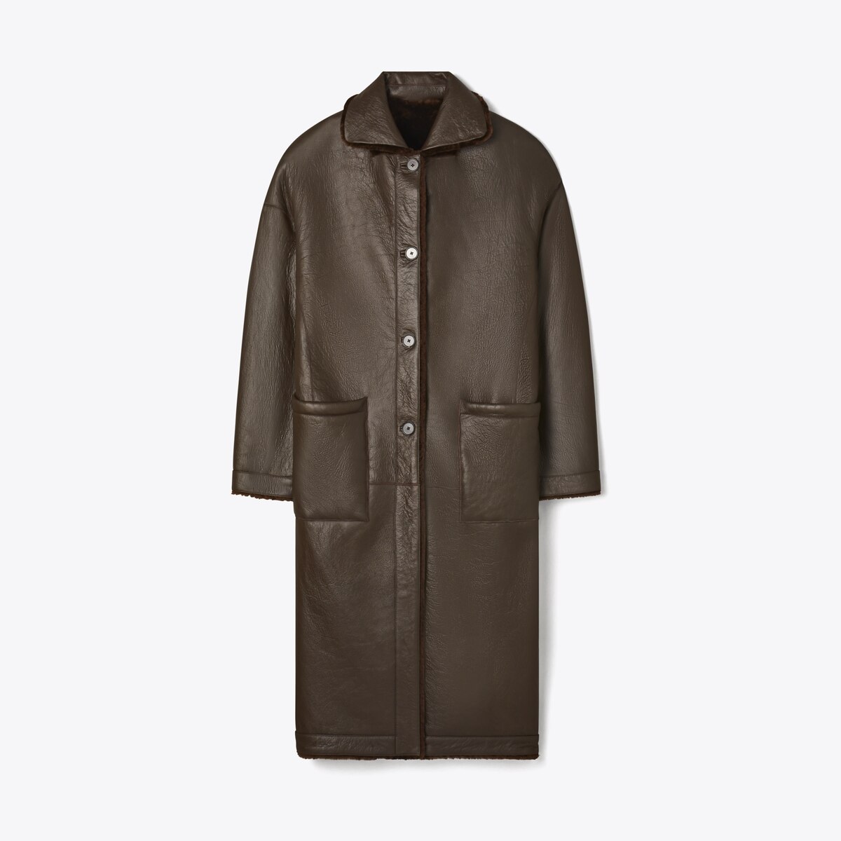 REVERSIBLE SHEARLING COAT