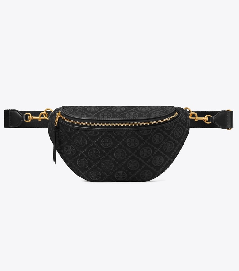 Tory Burch diseñador riñoneras Riñonera con monograma de T en Black adicional