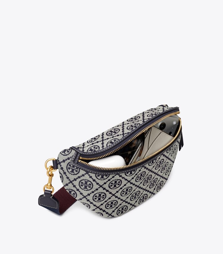 Tory Burch diseñador riñoneras Riñonera con monograma T en Tory Navy adicional