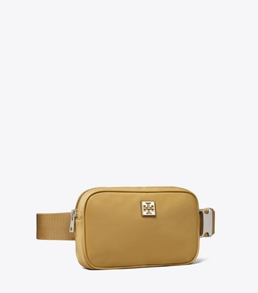 Tory Burch diseñador riñoneras Riñonera Virginia en Wheat ángulo