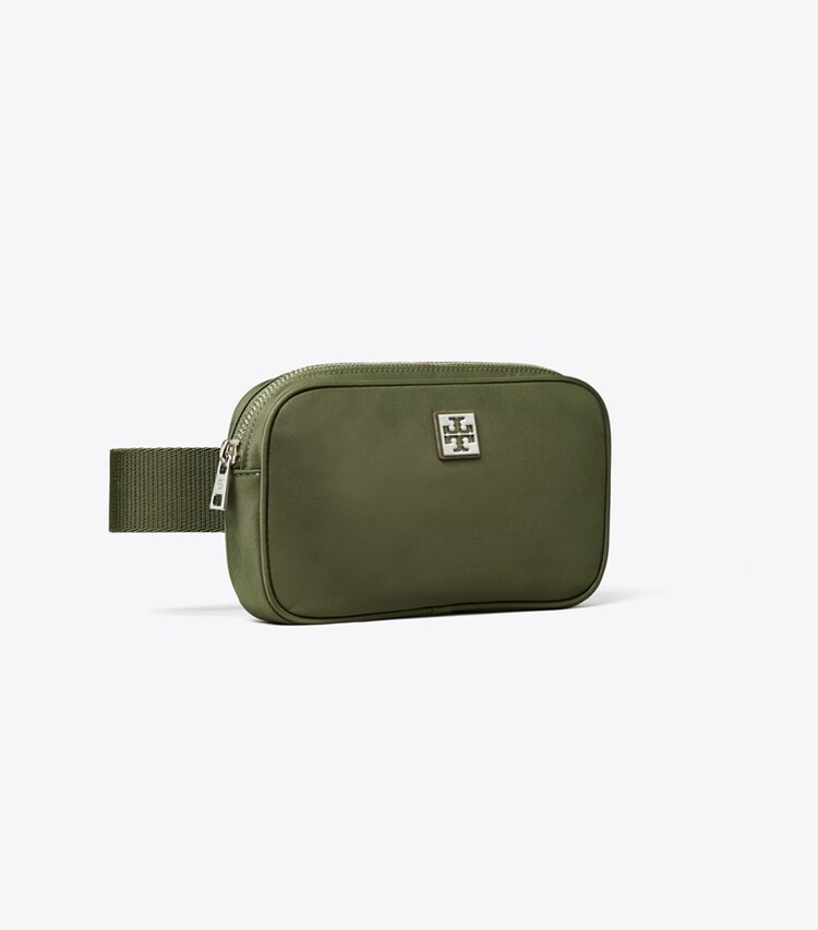 Tory Burch diseñador riñoneras Riñonera Virginia en Grape Leaf ángulo