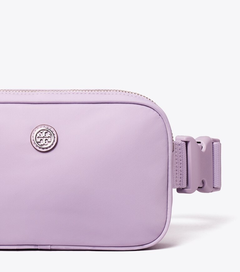 Tory Burch diseñador riñoneras Riñonera Virginia en Purple Heather detalle