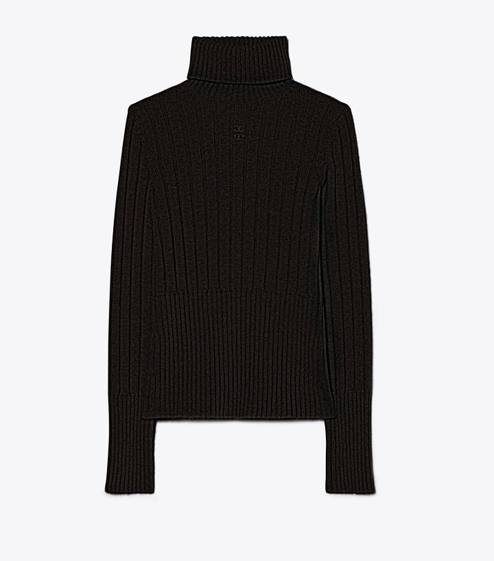 Ribbed Knit Turtleneck: Women's Designer Sweaters | Tory Burch