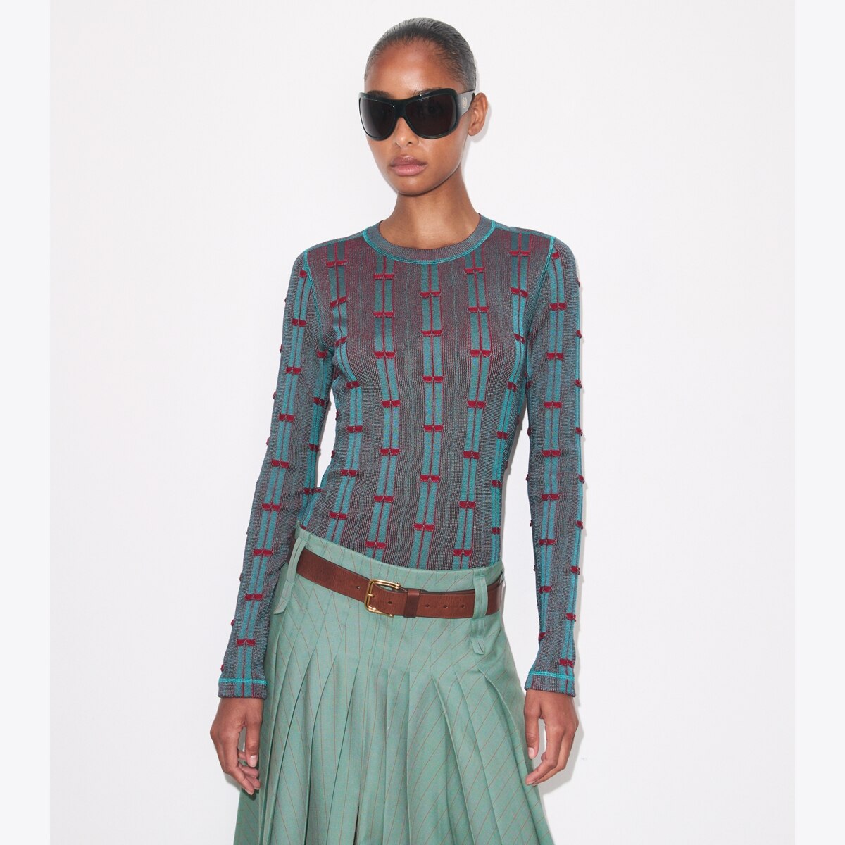 RIBBED VISCOSE TOP - thumbnail 2