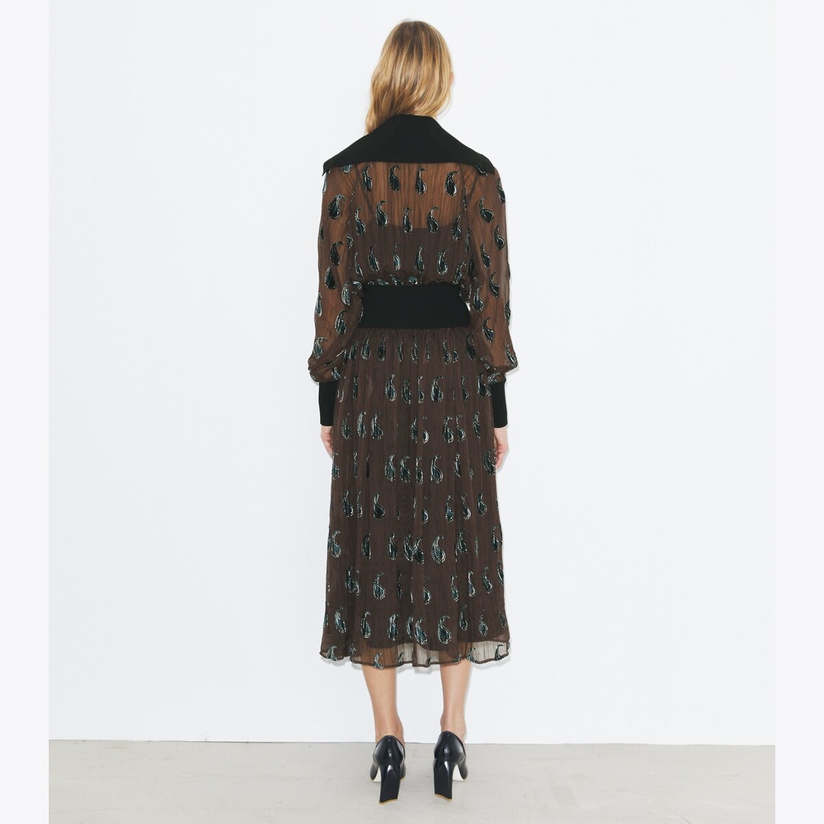 Ribbed Waist Dress: Women 