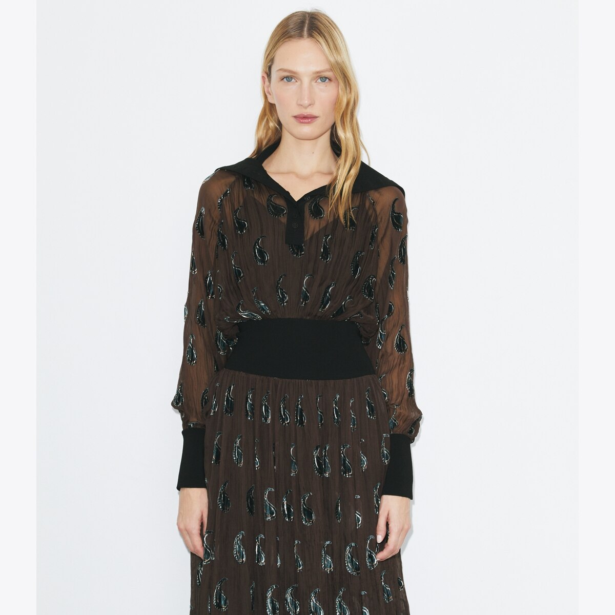 RIBBED WAIST DRESS - thumbnail 5