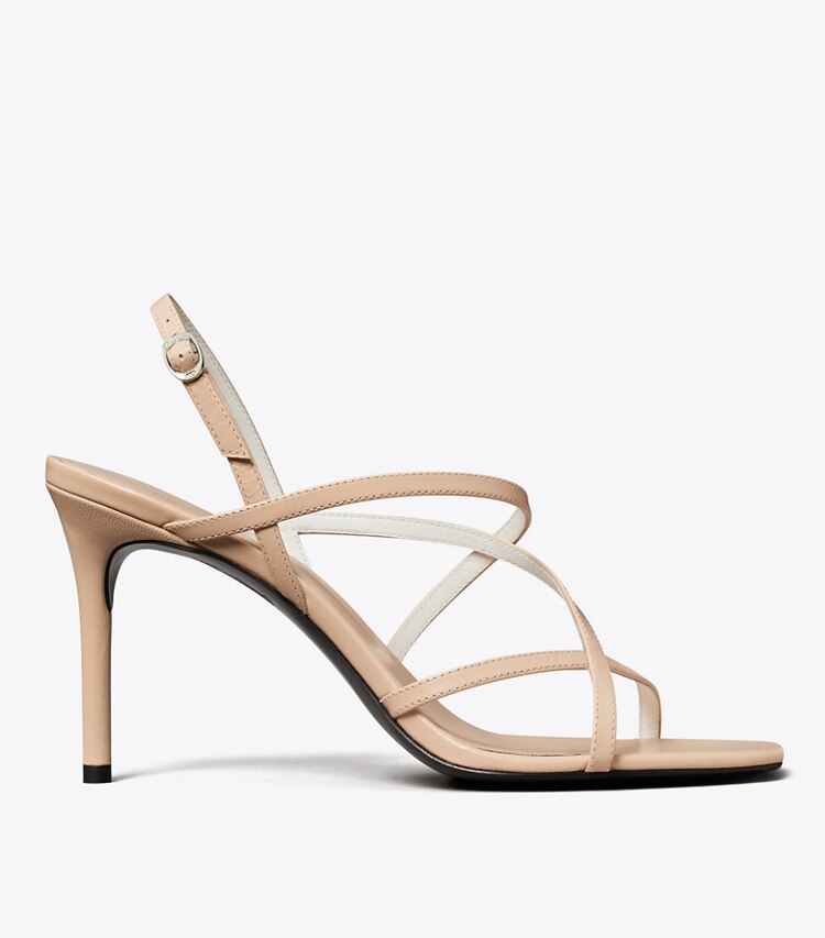 Tory Burch designer sandalen Riemchensandalette in ROSE PINK side